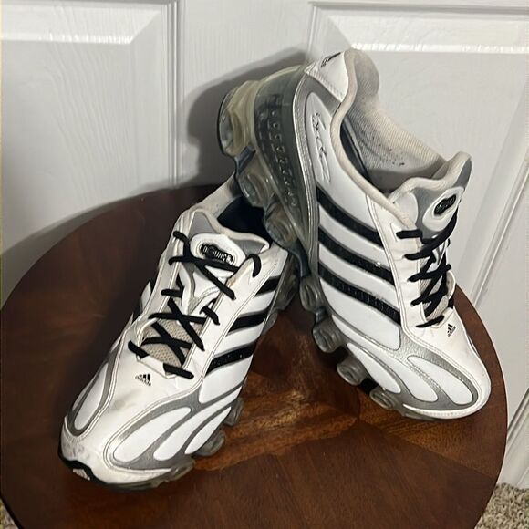 🔥🏈 RARE VINTAGE ADIDAS REGGIE BUSH MICROBOUNCE Men Sz 11.5 RUNNING SHOES NFL - Picture 3 of 16